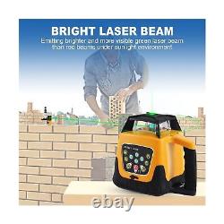 Iglobalbuy Rotary Laser Level Green Laser Self Leveling Kit, 500M Green Beam