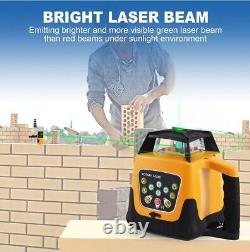 Iglobalbuy Rotary Laser Level Green Laser Self Leveling Kit, 500M Green Beam