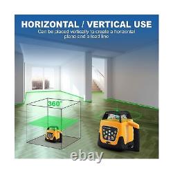 Iglobalbuy Rotary Laser Level Green Laser Self Leveling Kit, 500M Green Beam