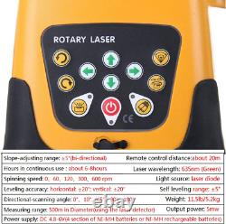 Iglobalbuy Rotary Laser Level Green Laser Self Leveling Kit, 500M Green Beam 360