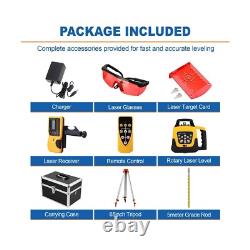 Iglobalbuy Self Leveling Rotary Laser Level System Kit with Surveying Tripod