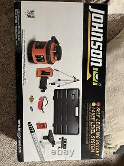 JOHNSON 40-6517 SELF-LEVELING ROTARY LASER LEVEL SYSTEM BRAND NEW Great Price
