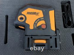 JOHNSON LEVELS 40-6678 5-DOT SELF-LEVELING LASER LEVEL With HARDCASE