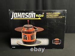 Johnson 40-6515 Level Self-Leveling Rotary Laser Level New Open Box