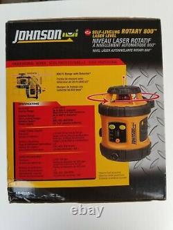 Johnson 40-6515 Self-Leveling Rotary 800 Laser Level. (New in Box)