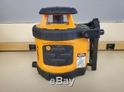 Johnson 40-6515 Self-Leveling Rotary Laser Level with Bag Used