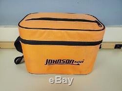 Johnson 40-6515 Self-Leveling Rotary Laser Level with Bag Used