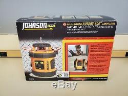 Johnson 40-6515 Self-Leveling Rotary Laser Level with Bag Used