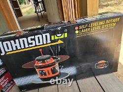 Johnson 40-6517 Self-leveling Rotary Laser Level System Brand New