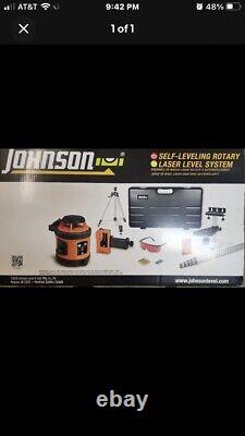 Johnson 40-6517 Self-leveling Rotary Laser Level System Brand New