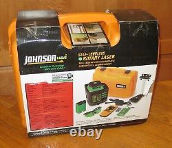 Johnson 40-6543 GreenBrite Self-Levelling Rotary GREEN Laser Level Kit NEW