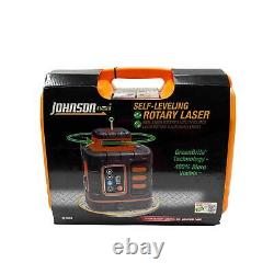 Johnson 40-6543 GreenBrite Technology Self-Leveling Rotary Laser with Carrying C