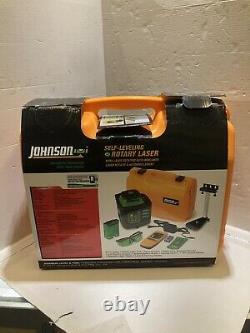 Johnson 40-6543 SELF LEVELING ROTARY LASER LEVEL With ACCS IN CASE