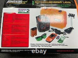 Johnson 40-6543 Self ­Leveling Rotary Laser Kit with GreenBrite Technology