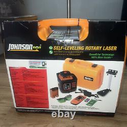 Johnson 40-6543 Self ­Leveling Rotary Laser Kit with GreenBrite Technology