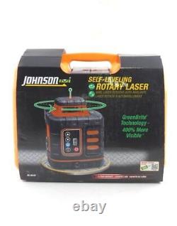 Johnson 40-6543 Self-Leveling Rotary Laser Level with GreenBrite Technology