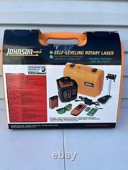 Johnson 40-6543 Self-Leveling Rotary Laser Level with GreenBrite Technology