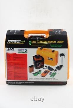 Johnson 40-6543 Self-Leveling Rotary Laser Level with GreenBrite Technology