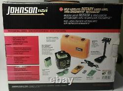 Johnson 40-6543 Self-Leveling Rotary Laser Level with GreenBrite Technology