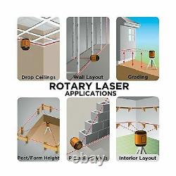 Johnson 99006K Self Leveling Rotary Laser System Kit Tripod Mounting Bracket New