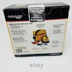 Johnson Acculine Pro 40-6500 Manual-Leveling Rotary Laser Level With Carrying Case