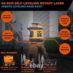 Johnson Level & Tool 40-6515 Self-Leveling Rotary Laser Red 1 Laser Level