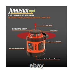 Johnson Level & Tool 40-6516 Self-Leveling Rotary Laser Kit, 15.86 x 6.85