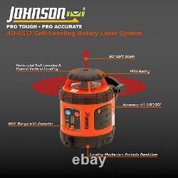 Johnson Level & Tool 40-6517 Self-Leveling Rotary Laser System, 29 X 7, Red, 1
