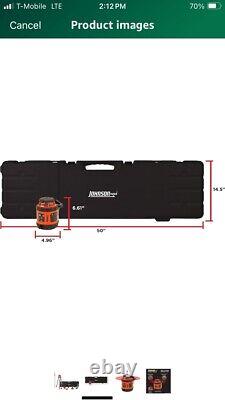 Johnson Level & Tool 99-026K Self-Leveling Horizontal Rotary Laser Orange