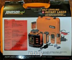 Johnson Self Leveling Rotary Laser 40-6539 New