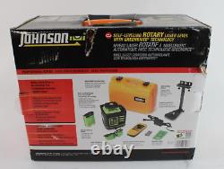 Johnson Self-­Leveling Rotary Laser Kit 40-6543 with GreenBrite Technology (NEW)