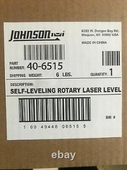 Johnson Self Leveling Rotary Laser System Kit 99-006K