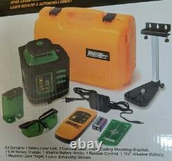 Johnson Self-Leveling Rotary Laser with GreenBrite Technology 40-6543 NEW OPEN