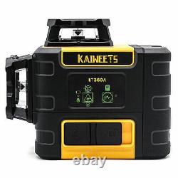 KAIWEETS 3D 360° Automatic Self Leveling Rotary Laser Level Receiver & Tripod