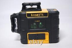 KAIWEETS 3D 3X 360° Self Auto Leveling Rotary Green Laser Level Lithium Battery