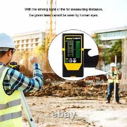 KAIWEETS 3D Rotary Laser Level 60m Green Beam Self-Leveling with Laser Detector