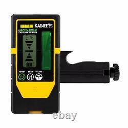 KAIWEETS 3D Rotary Laser Level 60m Green Beam Self-Leveling with Laser Detector