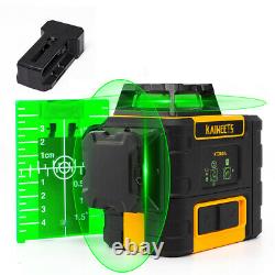 KAIWEETS Automatic Self Leveling 12 Line 3D Green Laser Level for outdoor pro