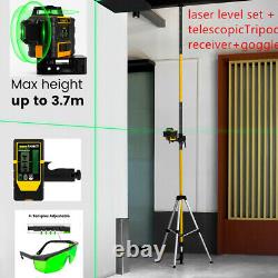KAIWEETS KT360A Rotary Laser Level+Tripod Adjustable KT-100P+Lase Level Receiver