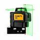 Kaiweets Rotary Laser Level Kt360b, Self-leveling Green Laser Line, 360° Hori