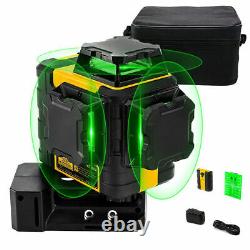 KT360A 3D Rotary Green Laser Level Auto Self-Leveling with Rotary Tripod Base
