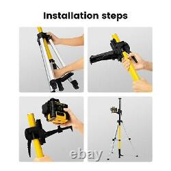 KT360A 3D Rotary Laser Level 12 Lines Self Leveling with 3.7m Telescoping Tripod