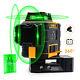 Kaiweets 3x360 Cross Line Laser 3d Green Beam Self-leveling Laser Level Quality