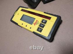 LEICA RUGBY 610 SELF LEVELING ROTARY LASER with rod eye 140, in case