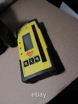 LEICA RUGBY 610 SELF LEVELING ROTARY LASER with rod eye 140, in case