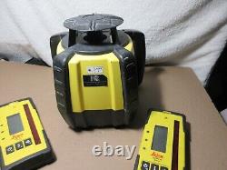 LEICA RUGBY 610 SELF LEVELING ROTARY LASER with rod eye 140, in case