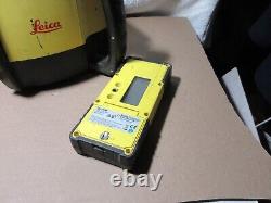 LEICA RUGBY 610 SELF LEVELING ROTARY LASER with rod eye 140, in case