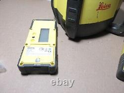 LEICA RUGBY 610 SELF LEVELING ROTARY LASER with rod eye 140, in case