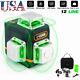 Laser Level Green 3d Cross Leveling Self Lines 12 Line 360 Measure Tool Rotary