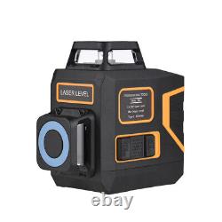 Laser Level Green Light 3D 8 Lines Self Leveling 360° Rotary Measure Tool